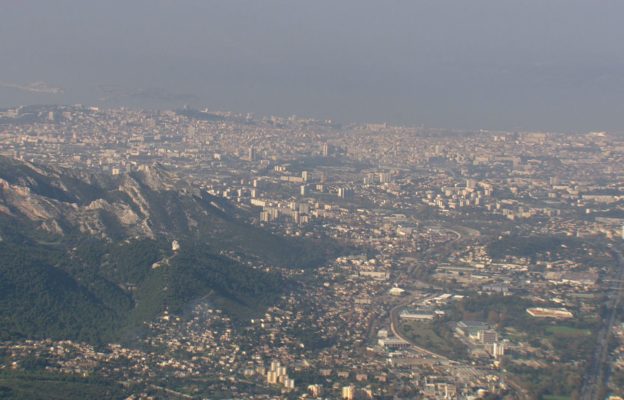 vue générale de Marseille